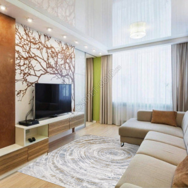 Ковер бельгийский 985002-6191 MAYUMI (Вискоза, серый)