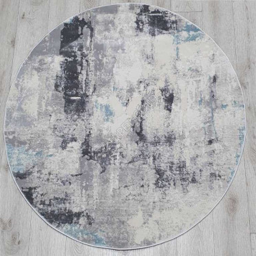 Ковер 36506A DAIRE GREY / BLUE Amatis (Reis) круг
