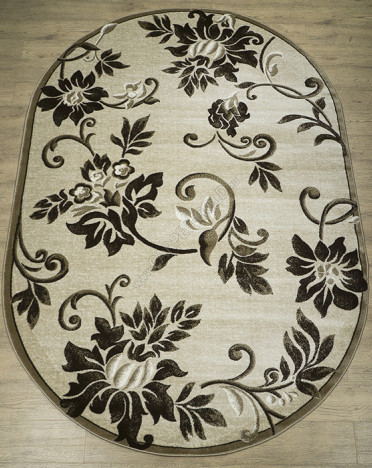 Ковер российский 22314-29626 Круиз (PP Heatset Высокоплотный) овальный