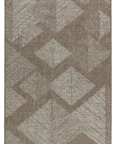 Ковер бельгийский B196-6Y09 LINEO (Полипропилен, коричневый)