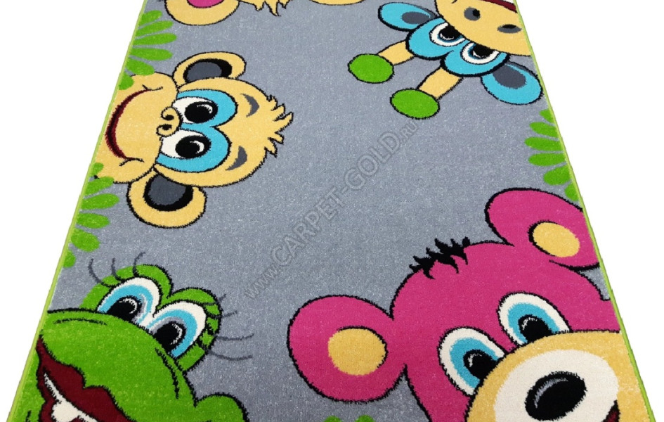 Детский ковер Agnella Funky Top Tig graphite