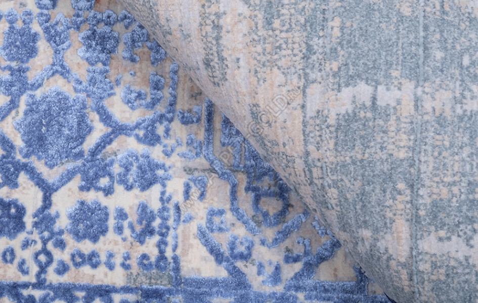 Турецкий ковер Art Deco Vintage 3035A ЦВЕТ CREAM2 / BLUE2
