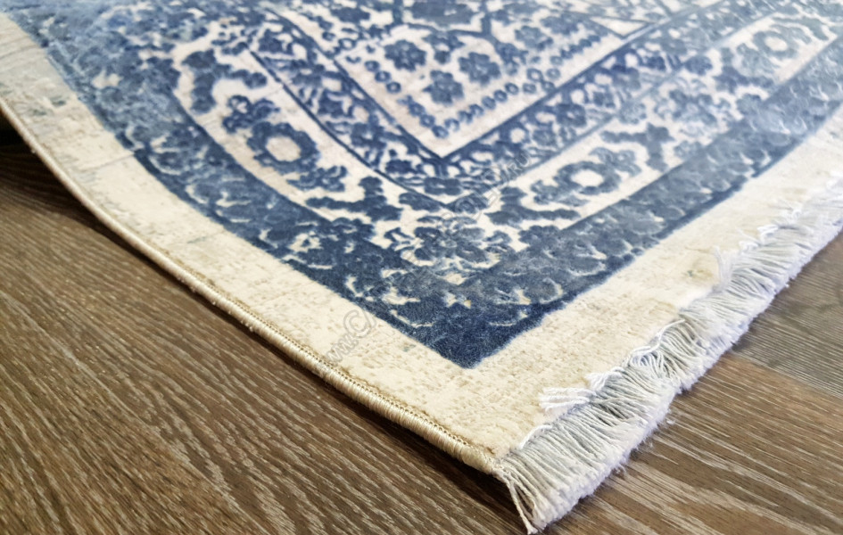 Турецкий ковер Art Deco Vintage 3035A ЦВЕТ CREAM2 / BLUE2
