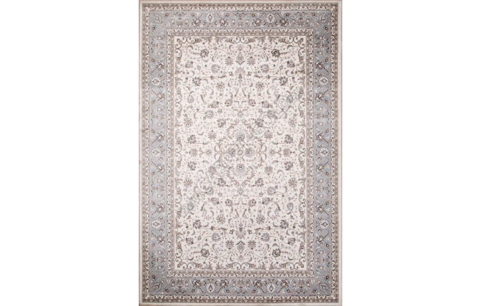 Ковер F014 - CREAM-L.BLUE - Прямоугольник - коллекция VALENCIA DELUXE