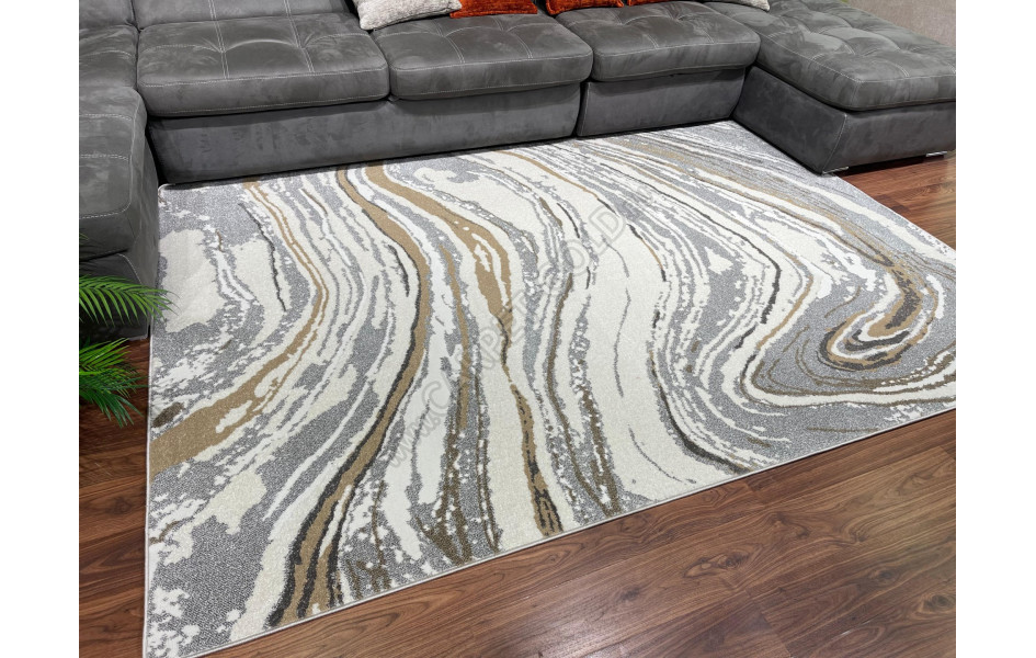 Ковер комнатный На пол Nika AC35 - BEIGE GREY